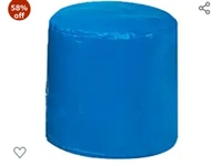 Dr Smith Bean Bag XXXL With (Footstool Filled With Beans) Blue - Blue, XXXL