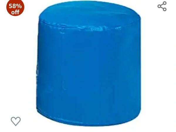 Dr Smith Bean Bag XXXL With (Footstool Filled With Beans) Blue - Blue, XXXL