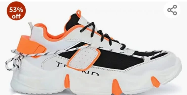 Arvanies Sneaker Shoes For Men - ind-9, white and orange 