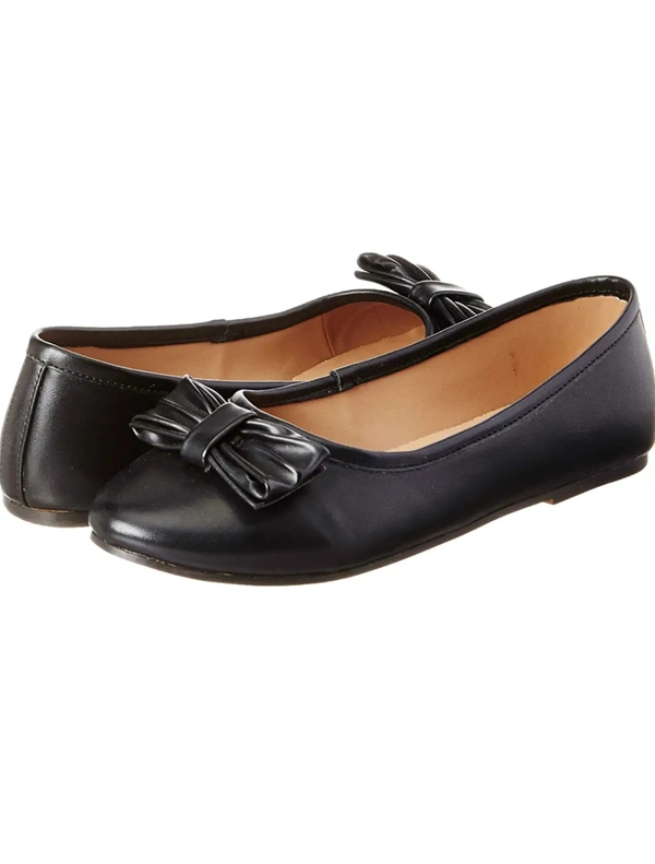 Symbol Women's Ballet Flats - Black, IND-7