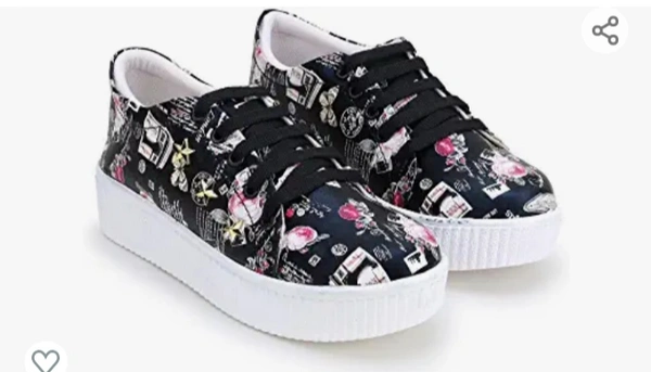 Women Sneakers - black, IND 7