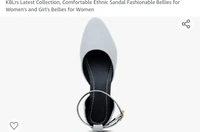 WOMEN BELLY - WHITE, IND 7