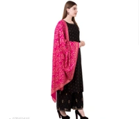 PLAZO SET - BLACK, XXL