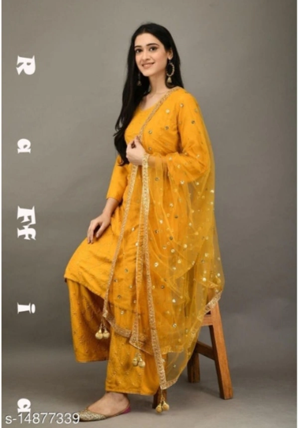 KURTA SET - YELLOW, XL