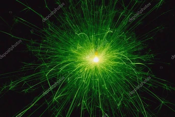 7cm Green Sparklers
