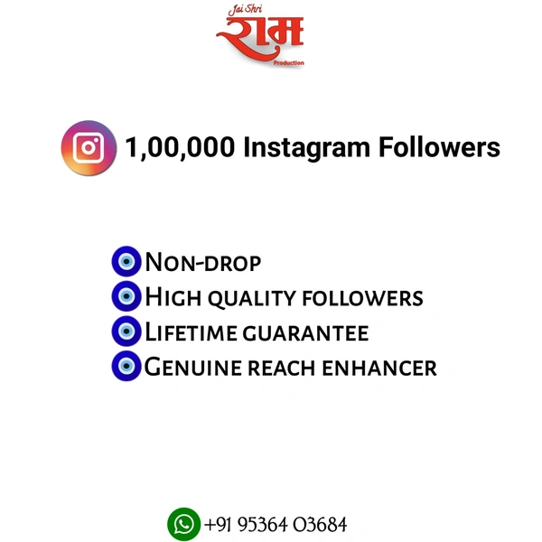 1 lakh Instagram Followers