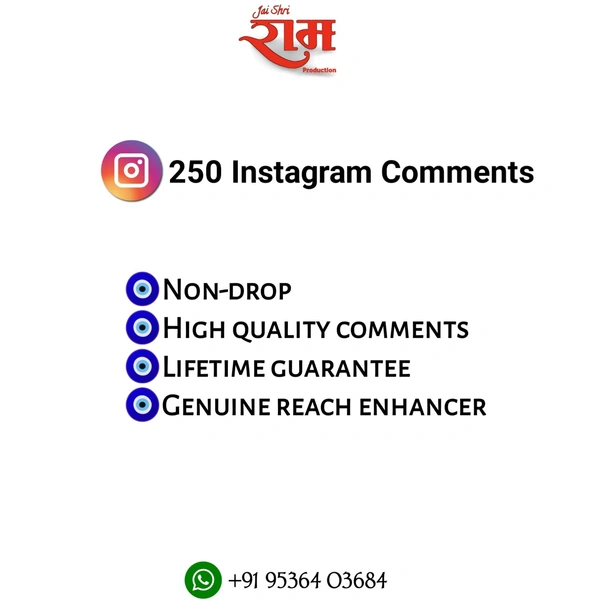 250 Instagram Comments