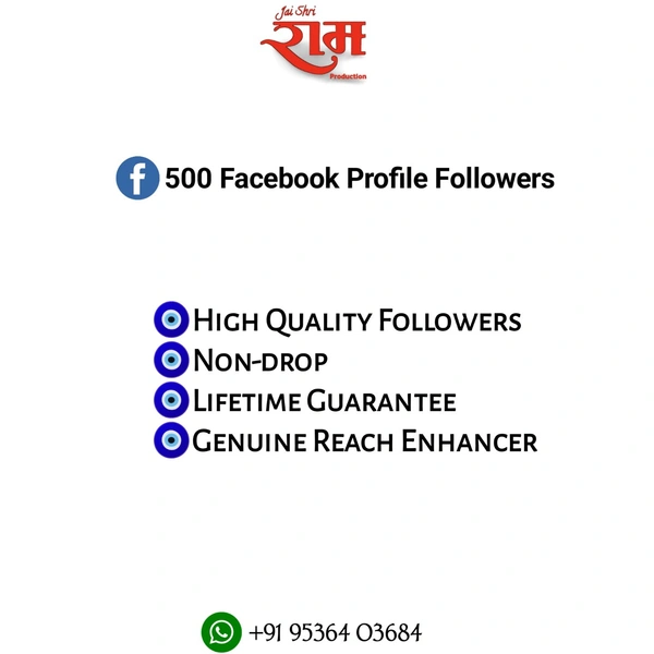 500 Facebook Profile Followers