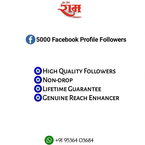 5000 Facebook Profile Followers