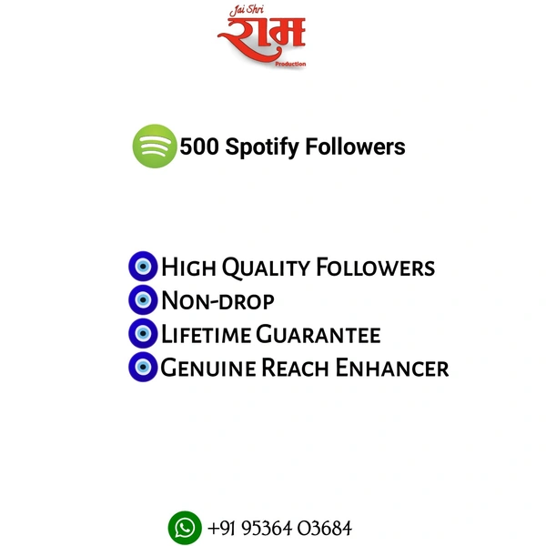 500 Spotify Followers