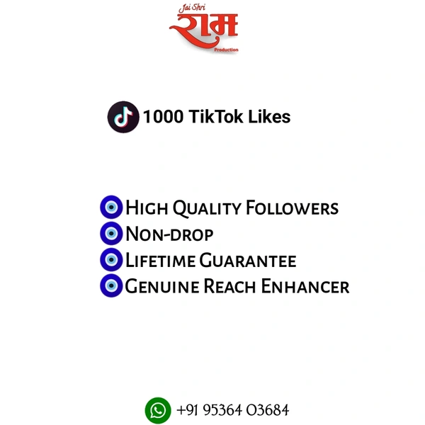 1000 TikTok Likes