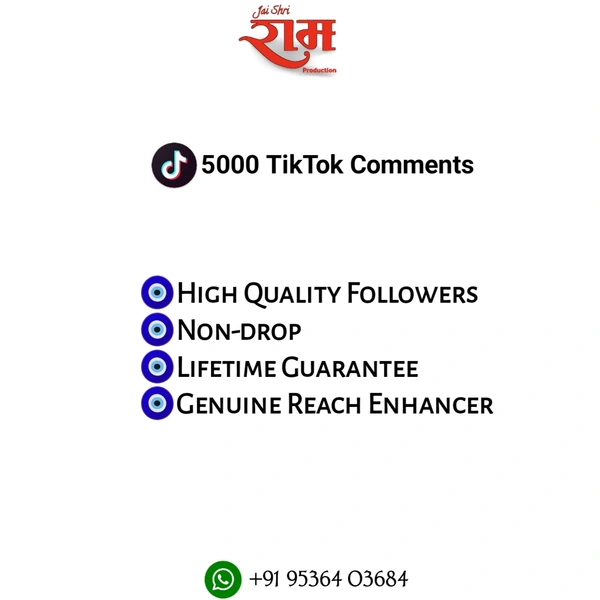 5000 TikTok Comments