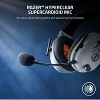 Razer BlackShark V2 Pro Wireless Gaming Headset: THX 7.1 Spatial Surround Sound - 50mm Drivers - Detachable Mic - for PC, PS4, PS5, Switch, Xbox One, Xbox Series X & S - Rainbow 6 Edition - White Rainbow Edition