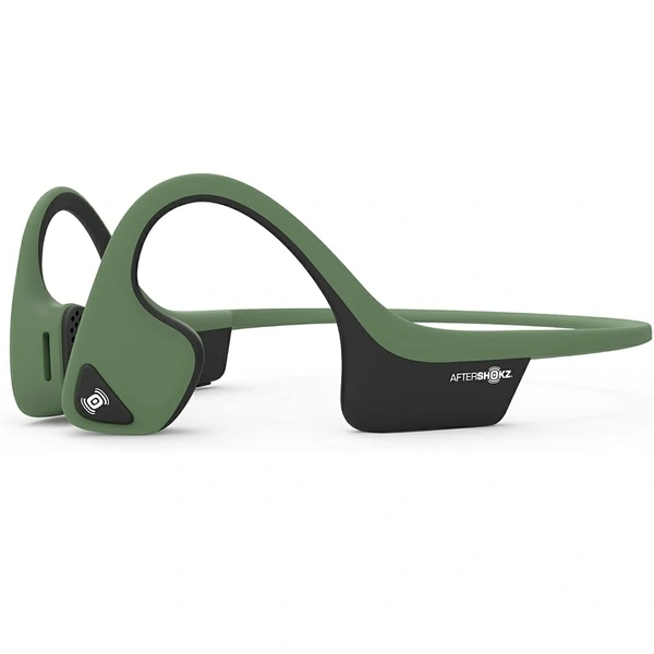 AfterShokz - AS650FG Trekz Air Wireless Bone Conduction Headphone (Green) - Green