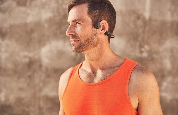 AfterShokz - AS650FG Trekz Air Wireless Bone Conduction Headphone (Green) - Green