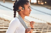 AfterShokz - AS650FG Trekz Air Wireless Bone Conduction Headphone (Green) - Green
