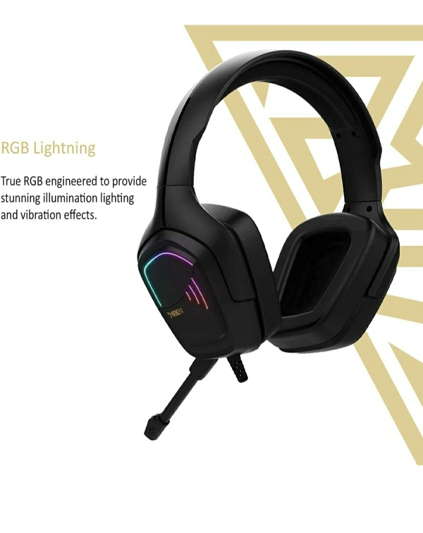 GAMDIAS HEBE E2 Wired Over The Ear Headset with Mic (Multicolour) - Multicolor