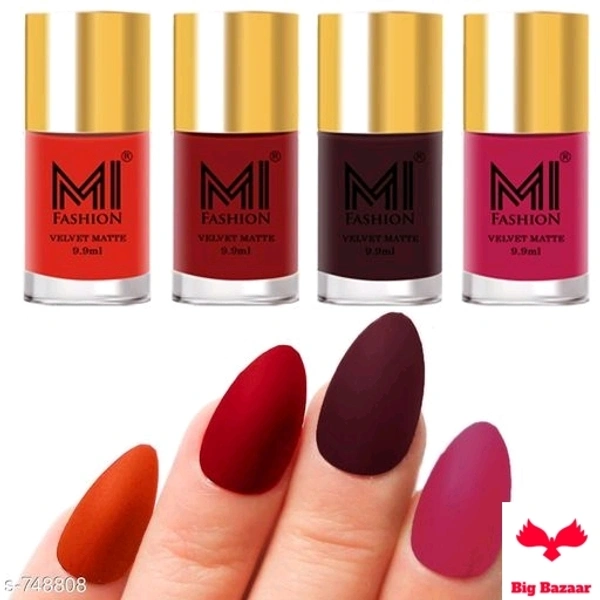 Primium Choice Nail Paints (Set Of 4) - 39.6ml, free s-748808