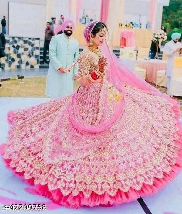 Lehenga - free, pink colour