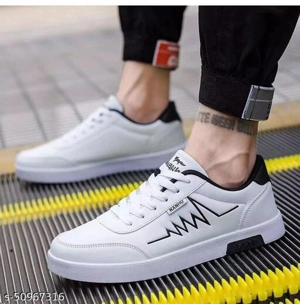 Vzazzy Sneakers Shoes For Men - white , 6
