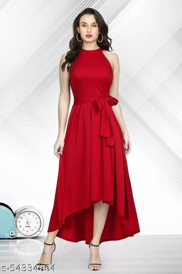 Satyam Trading One Piece Read For Women - red, s