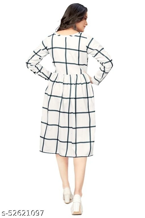 Western Cotton Midi Dress - l