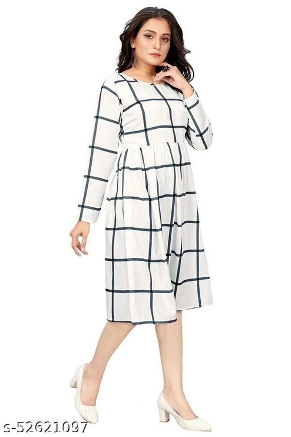 Western Cotton Midi Dress - l
