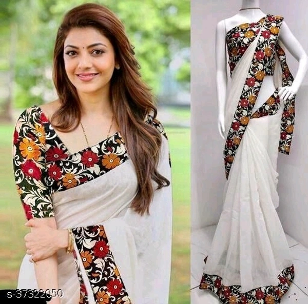 Chander Cotton Saree - free
