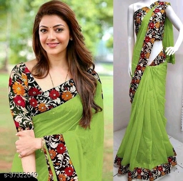 Chander Cotton Saree - free