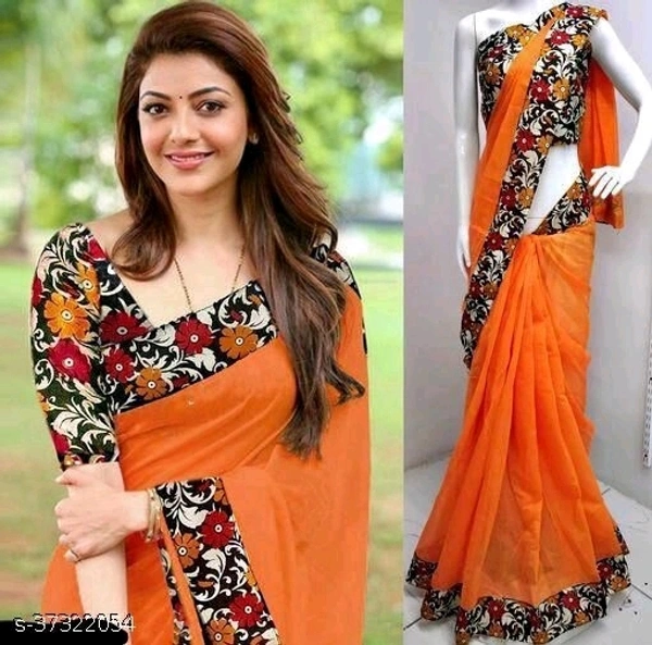Chander Cotton Saree - free