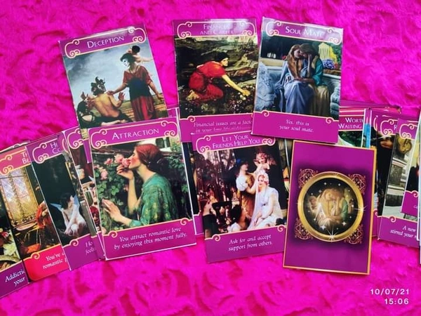 Romance Angels Oracle Cards - 12 Cms