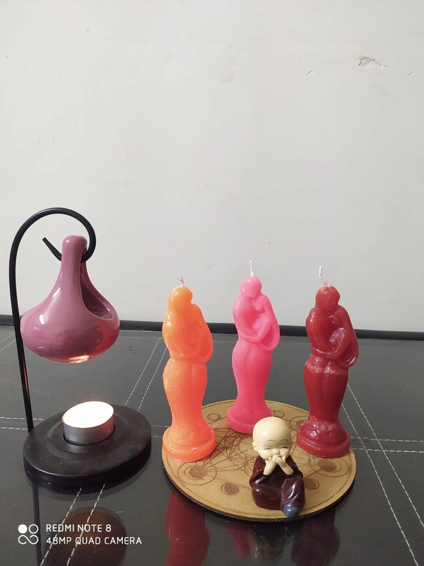Couple Candle - 15 cms approximately