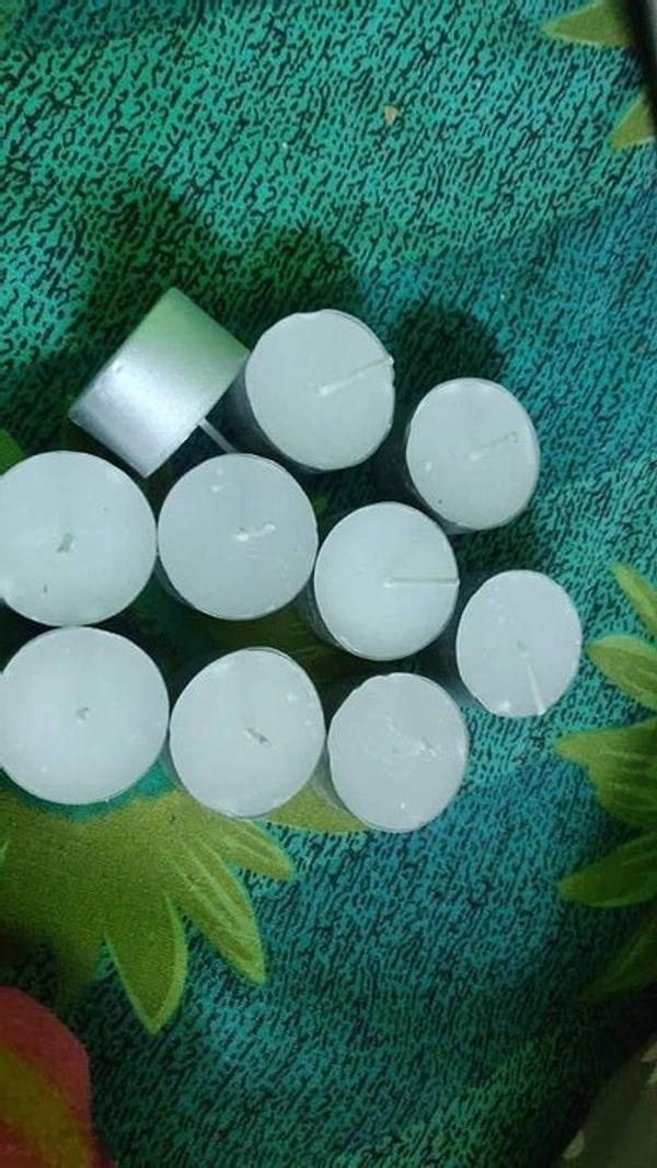 10pcs Tealight Candles - 2-3 hours burning time