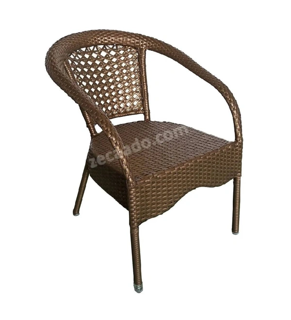 Zecado Galaxy 4 Seater Patio table set in Golden Corduroy Finish - Golden