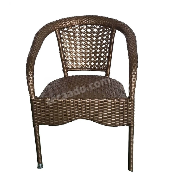 Zecado Galaxy 4 Seater Patio table set in Golden Corduroy Finish - Golden