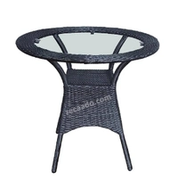 Zecado Mercury 2 Seater Patio Coffee Table with Red Cushions in Grey Corduroy Finish - Grey