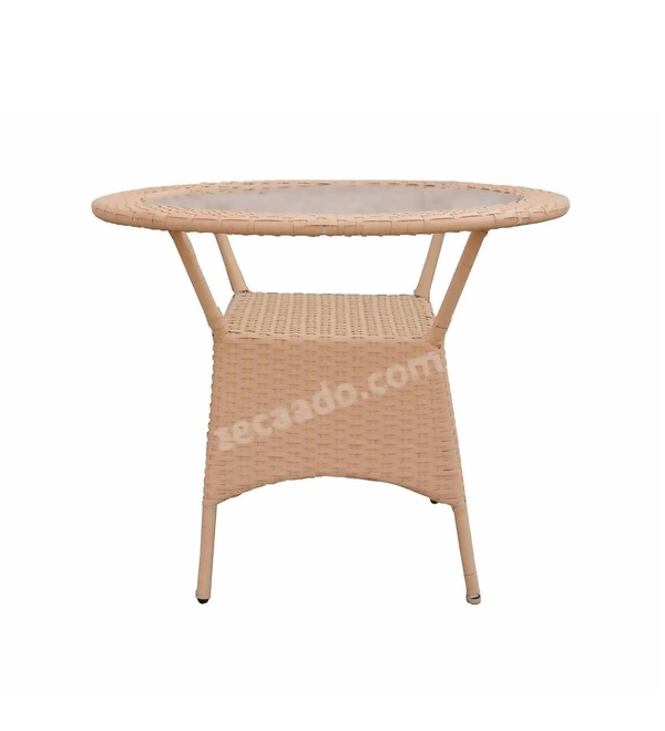 Zecado Nectar 2 Seater patio Coffee Table set in Fawn Corduroy Finish - Fawn