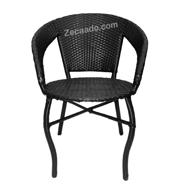Zecado Nightingale 4 seater Patio Coffee Table Set In Black Corduroy Finish - Black