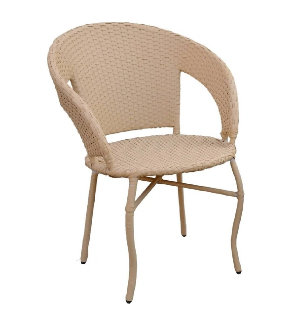 Zecado Patio Chairs (Set Of 2) in Fawn Corduroy Finish - Fawn