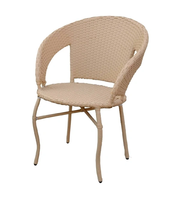 Zecado Patio Chairs (Set Of 2) in Fawn Corduroy Finish - Fawn