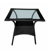 Zecado Pristine 2 Seater Wicker Lawn Chair Set in Black Corduroy Finish with Off-White Cushions - Black, Orange