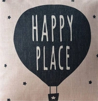 CITY BEST MART Text Printed Cushion Covers - 16*16