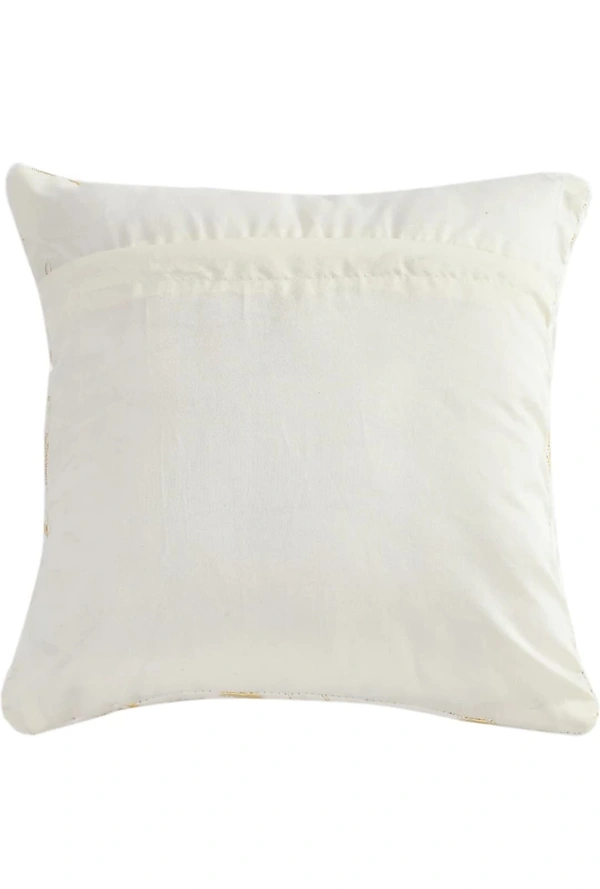 CITY BEST MART STYLISH FUR CUSHION COVERS ( PACK OF 5)  - White