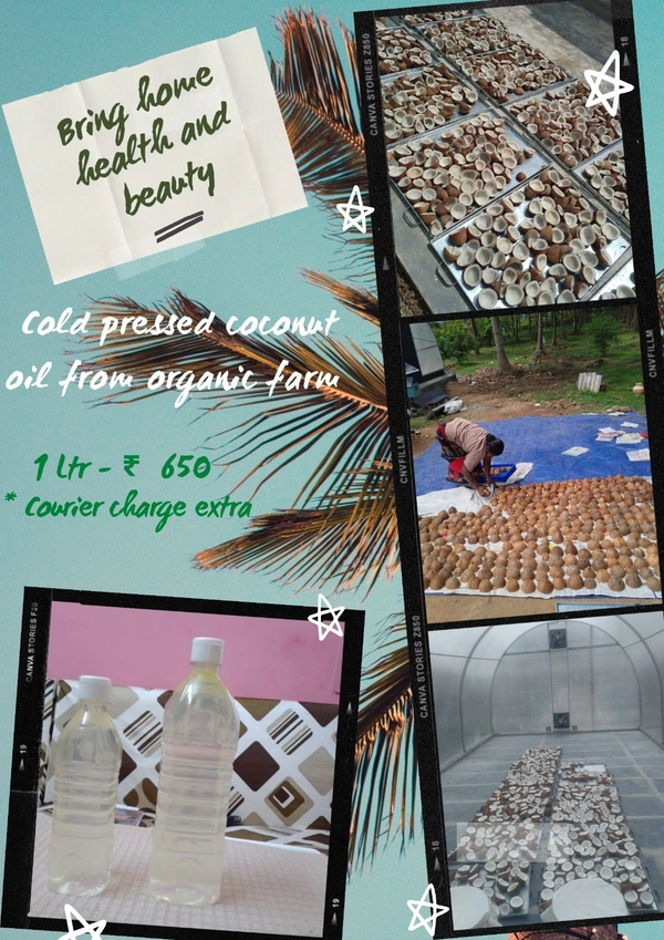 Organic Coconut Oil - 1 ltr