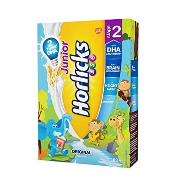 Bisleri Junior Health & Nutrition Drink - Original Flavour, Stage 2, 4-6 years 500g