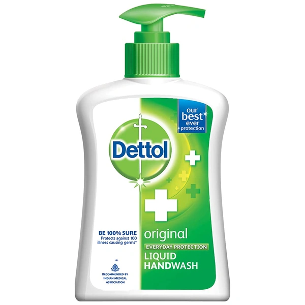 Dettol Original Germ Protection Liquid Soap Hand Wash - 200 Gm
