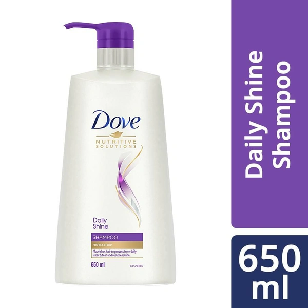 Dove Daily Shine For Dull Hair Shampoo - 650 Ml
