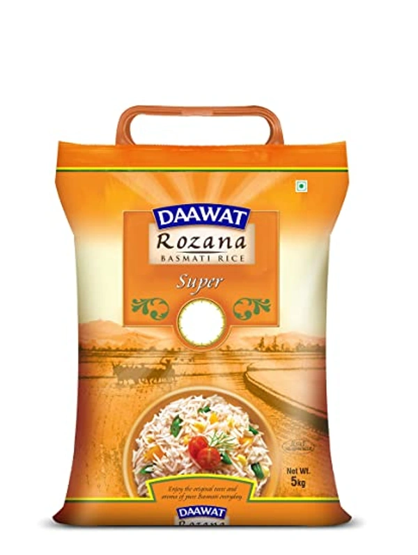 Daawat Rozana Super Basmati Rice - 5 Kg