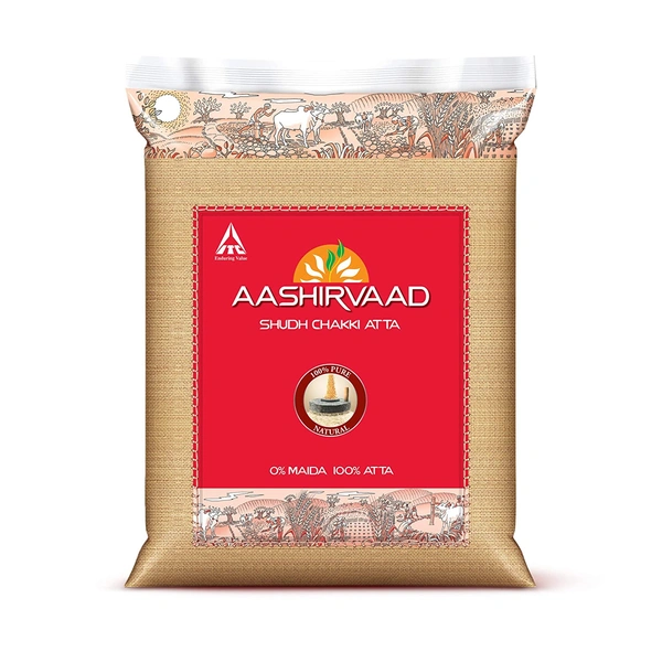 Aashirvaad Shudh Chakki Whole Wheat Atta - 10 Kg