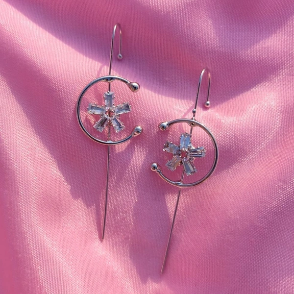 AD EARCUFFS (ROUND SILVER)